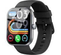 Reloj inteligente para hombre y mujer, 1,96 pulgadas, HD, Bluetooth, efectuación/respuesta de llamadas, 110 + reloj inteligente deportivo con pulsómetro, podómetro, SpO2/sueño, impermeable IP68