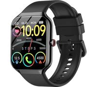 Reloj inteligente para hombres y mujeres, contestar/hacer llamadas, reloj inteligente con pantalla táctil HD de 1.97 pulgadas, monitor de frecuencia cardíaca/SpO2/sueño, más de 100 rastreadores de