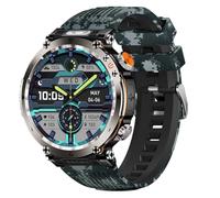 Reloj Inteligente para Hombres Y Mujeres, Reloj De Fitness,Resistente Al Agua, Llamadas Bluetooth, Pantalla Grande De 1,7 Pulgadas,para Android iOS Camouflage Black