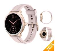 Reloj inteligente para mujer, compatible con iPhone y Android, pantalla de 1,27", Alexa integrada y llamadas Bluetooth, IP68, más de 100 modos deportivos - Rosa nuevo