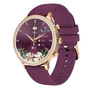 Reloj inteligente para mujer para hacer y contestar llamadas, reloj inteligente con frecuencia cardíaca, sueño, oxígeno en sangre, monitor de presión arterial, rastreador de actividad para calorías,