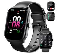 Reloj inteligente para mujeres y hombres (contestar/hacer llamadas), reloj de fitness con pantalla curva de 1.97 pulgadas, más de 110 modos deportivos, monitor de sueño de frecuencia cardíaca 24 horas