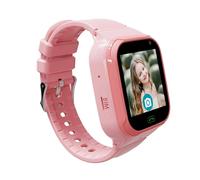 Reloj inteligente para niños con pantalla de 1,4 pulgadas, color rosa, llamadas bidireccionales y monitoreo remoto.
