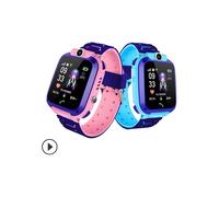 Reloj inteligente para niños con pantalla táctil, cámara remota, llamada SOS, rastreador antipérdida, red 2G