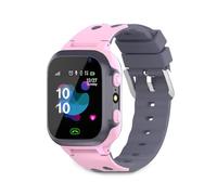 Reloj Inteligente para Niños, Pantalla Táctil Impermeable 1,44 Pulgadas, Posicionamiento LBS en Tiempo Real, Llamada Voz 2 Vías, Reloj Inteligente para Niños con Cámara Modo Aula