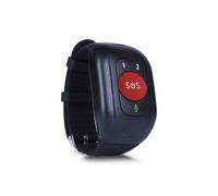 Reloj inteligente pulsera 4G LTE con rastreador GPS, sensor de temperatura, llamada urgente SOS y detección de caídas para personas mayores.
