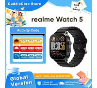 Reloj Inteligente realme Watch 5 Versión Global GPS NFC Pantalla AMOLED de 1.97" 14 Días de Duración de la Batería Bluetooth 5.3 IP68 Para realme GT 8 Pro Titanium Silver