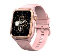 Reloj inteligente rosa - Blackview - Blackview W10 Pro - Pulsera de silicona - Caja cuadrada - Pantalla táctil a color TFT