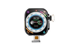 Reloj inteligente S9 Ultra 2 4G Android DW99 con cámara giratoria, 32 GB ROM, WiFi, GPS, tarjeta SIM, 2.2 pulgadas, reloj inteligente Amoled Play Store (todo negro, 2+16GB)
