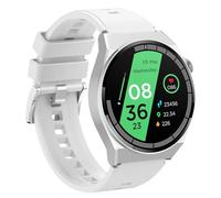 Reloj inteligente SYz101 de estilo de pago con frecuencia cardíaca NFC Fashion Round Watch SYz101 (A, talla única)