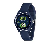 Reloj inteligente Tikkers Serie 34 para niños, azul marino, con monitor de actividad física, monitor de frecuencia cardíaca, resistente al agua IP68, contador de pasos, reproductor de música, monitor