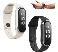 Reloj inteligente ultrasónico para pérdida de peso, pulsera ultrasónica con forma de cuerpo, reloj deportivo, pulsera inteligente electrónica, pulsera inteligente ajustable de silicona para cualquier