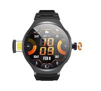 Reloj inteligente VP50 con tarjeta SIM de llamada global 4G Android AMOLED de 1.75 pulgadas 180° cámara extraíble GPS WIFI Play Game Whatsapp 2025 nuevo (negro, 3G 32G)