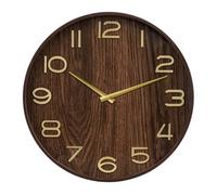 Reloj ivana madera oscura