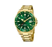 JAGUAR Reloj Modelo J877/2 de la colección Executive, Caja de 43,5 mm Verde con Correa de Acero Chapado para Caballero