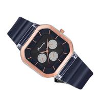 Reloj Jelly Watch Tres Silicona Cuarzo Ojo Moda Mujer Mujer Digital, azul, talla única