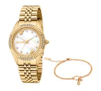 Reloj Just Cavalli JC1L361M0055 Mujer Cuarzo Correa Acero Esfera Blanco Nuevo