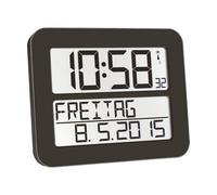 Reloj LCD Gigante Control por Radio Tfa Pared 258MM X 212MM X 30MM Negro