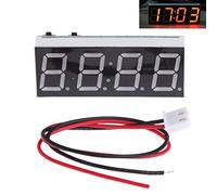 Reloj LCD para coche, 12 V, 5-24 V, para módulo LED de coche, accesorios electrónicos