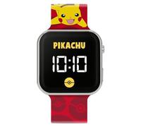 Accutime Pokémon Pikachu POK4405 - Reloj LED con correa roja para niños, multicolor, Moderno