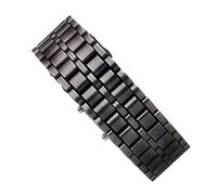 Reloj LED genérico - LED Watch | Fashion Watch for Men | Fashion Watchs | Impermeable Creative Fashions Metal Electronic Digital Wrist LED Display Bracelet for Sport, negro, Se référer au descriptif