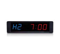 Reloj LED Grande 1 "pared Led reloj digital temporizador remoto gimnasio(GI2B1R)