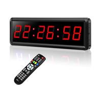 Reloj LED Grande Control remoto programable Temporizador LED de intervalos Gara Reloj entrenamiento deportivo gimnasio