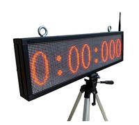 Reloj LED Grande S-001 Plus Sistema de sincronización láser inalámbrica con grandes DIRIGIÓ Pantalla Adecuada for la pantalla carreras Inducción infrarroja Sensor temporizador preciso Portátil