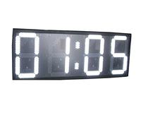 Reloj LED Grande Tamaño grande Color blanco Control remoto 16 pulgadas 4digits 12h / 24h Tiempo real Hh: mm pared mozo DIRIGIÓ Reloj (HST4-16W)