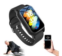 Reloj Localizador GPS Adultos Personas Mayores con Detección De Caídascon Botón De Llamada De Emergencia Monitoreo De La Salud para Mayores Black