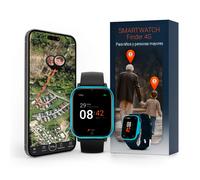 Reloj localizador PAJ GPS. SMARTWATCH Finder 4G - Azul claro. Reloj inteligente con tecnología 4G. Dispositivo de localización con botón SOS y zonas seguras
