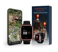 Reloj localizador PAJ GPS. SMARTWATCH Finder 4G - Rosa. Reloj inteligente con tecnología 4G. Dispositivo de localización con botón SOS y zonas seguras