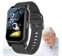 Reloj Localizador Personas Mayores GPS, Alarma 4G geriátrica Reloj Inteligente Pulsera Alarma Personal con detección de Alarma de caída SOS botón de Emergencia,Black