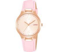 Reloj Lorus RG210UX9 Mujer Cuarzo Acero Correa Cuero Esfera Rosa Nuevo Original
