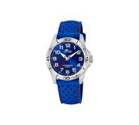 Lotus Reloj Niño 18663/2 Junior Collection Caja Acero 316L Correa Caucho Azul 5 ATM con pulsera
