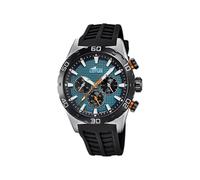 Reloj Lotus para Hombre 18677/F Lotus Color Caja de Acero Inoxidable 316l Plateado Correa de Caucho Negro