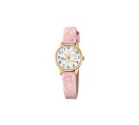 Reloj Lotus para Infantil 18574/G Junior Collection Caja de Acero Inoxidable 316l Dorado Correa de Cuero Rosa