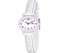 Reloj Lotus para Niña 15766/8 Special Prices Caja de Acero Inoxidable 316l Plateado Correa de Piel Blanco