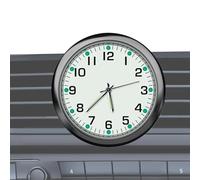Reloj Luminoso Adhesivo Compacto Para Salpicadero De Coche: Mini Reloj Analógico Que, Pequeña De Cuarzo Para Vehículo, Cronómetro Adhesivo Para Salpicadero | Dispositivo