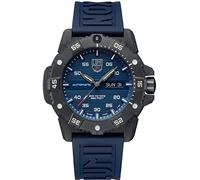 Reloj Luminox, Master Carbon Seal 3800 Series, colección Sea, Caja carbonox Plus, Esfera Negro, 20ATM, diametro 46mm, Correa Caucho Azul 24mm
