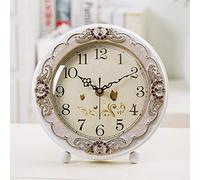 Reloj Mantel Wood Room Rechan Home Retro Creative Mute Decorative Ornaments 21.5x15x3cm