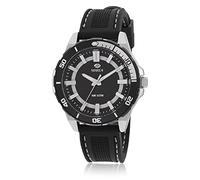 Reloj Marea Correa Silicona Negra Caja Acero B35343/3