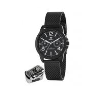 Reloj Marea Mujer Colección Manuel Carrasco Acero Inoxidable IP Negro B41223/3