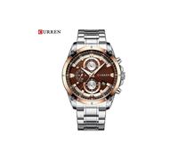 (Reloj marrón) Relojes deportivos militares Curren para hombre, reloj de pulsera informal de negocios,