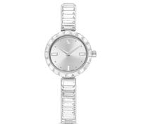 Reloj Matrix bangle, Fabricado en Suiza, Pulsera de cristal, Blanco, Acero inoxidable OS