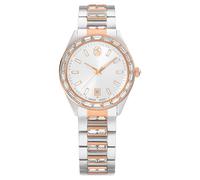 Reloj Matrix date, Fabricado en Suiza, Brazalete de metal, Tono oro rosa, Combinación de acabados metálicos OS