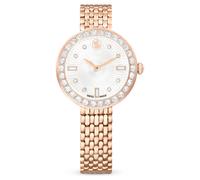 Reloj Matrix tennis 7-link, Fabricado en Suiza, Brazalete de metal, Tono oro rosa, Acabado tono oro rosa OS