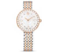 Reloj Matrix tennis 7-link, Fabricado en Suiza, Brazalete de metal, Tono oro rosa, Combinación de acabados metálicos OS