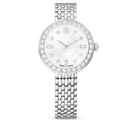 Reloj Matrix tennis 7-link, Fabricado en Suiza, Brazalete de metal, Tono plateado, Acero inoxidable OS