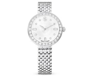 Reloj Matrix tennis 7-link, Fabricado en Suiza, Brazalete de metal, Tono plateado, Acero inoxidable OS